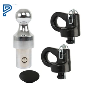 38000 lbs Puck System 2-5/16" 60639 Gooseneck Ball & Safety Chain Anchor Kit - Picture 1 of 17