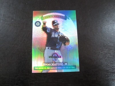 1997 Donruss Limited Exposure # 65 Edgar Martinez Todd Walker Card (B62 Mariners - Image 1 of 2