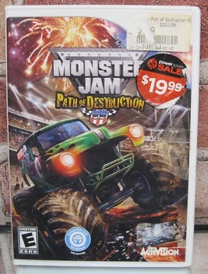 Nintendo Wii - Monster Jam Path of Destruction 2010 Complete w/ Manual - Image 1 of 4