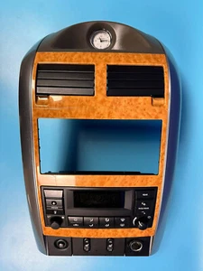 2007 2008 2009 Chrysler Aspen Center Dash Radio Surround Bezel Wood Grain OEM - Picture 1 of 17