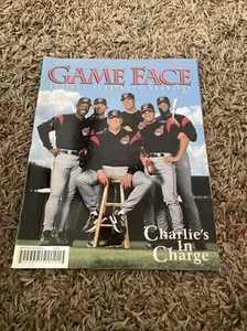 CLEVELAND INDIANS GAME FACE MAGAZINE---April 2000--- Charlie Manuel  Cover - Picture 1 of 2