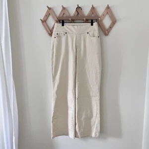 Chadwick’s Cream Pull On Wide Leg Pants - Size 8 - Picture 1 of 8