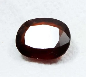 EGL Certified Natural Oval Cut Hessonite Garnet Loose Gemstone 9.35 Carat - Picture 1 of 6