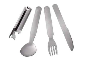 Juego de 4 piezas de acero inoxidable Chow Kit Deluxe - Imagen 1 de 2