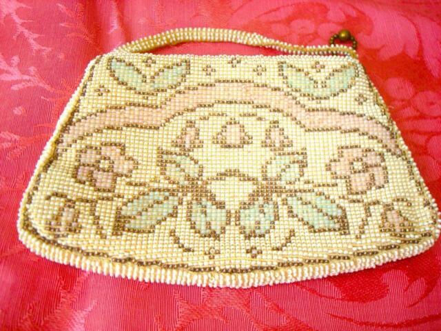 Repurposed Louis Vuitton Leather & Glass Seed Bead Pouch – Keshi The Zuni  Connection