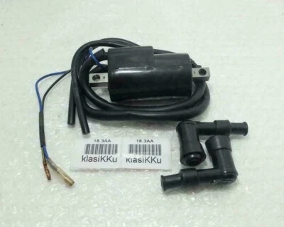 KAWASAKI KZ440 LTD KZ400 KZ650 KZ750 KZ900 12V IGNITION COIL + SPARK PLUG CAP - Image 1 of 4