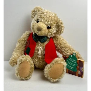 Tyler Teddy and Storybook 1995 Hallmark Holiday Christmas - Imagen 1 de 5