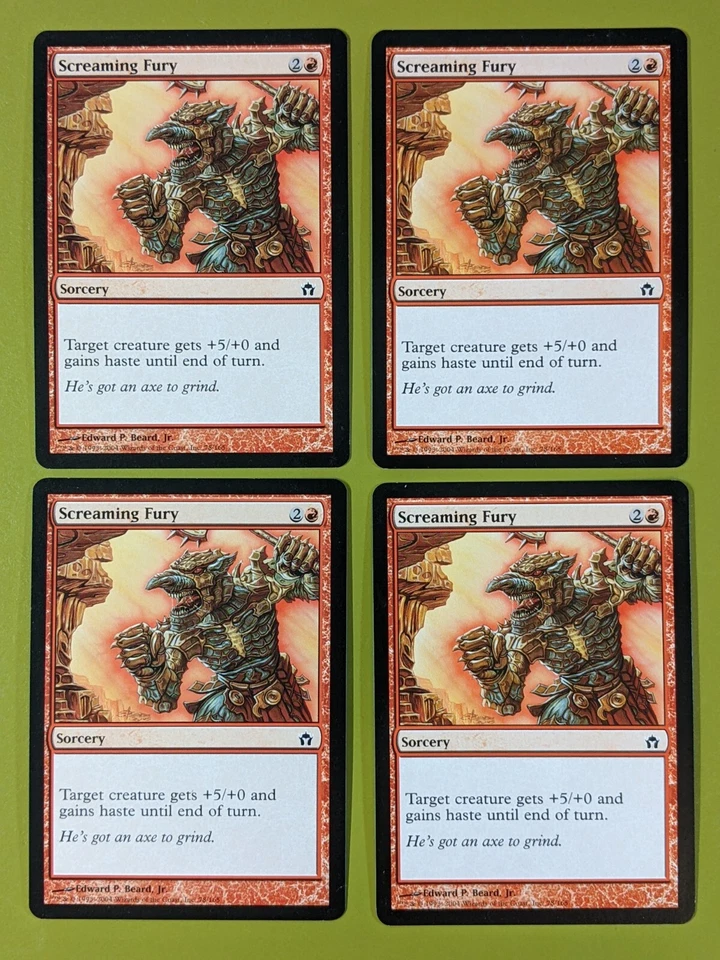 Screaming Fury x4 Fifth Dawn 4x Magic the Gathering MTG - Image 1 of 1