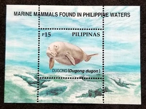 *FREE SHIP Philippines Marine Mammals Dugong 1998 Wildlife Fauna Life (ms) MNH - Picture 1 of 5