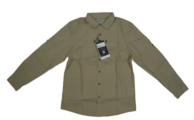 Camisa Craghoppers Kiwi Boulder Manga Larga Avena Bronceada Aire Libre Senderismo Para Hombres M Foto 1 de 4