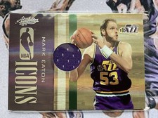 2009-10 Absolute Memorabilia NBA Icons Spectrum Mark Eaton Patch /100 - Jersey !