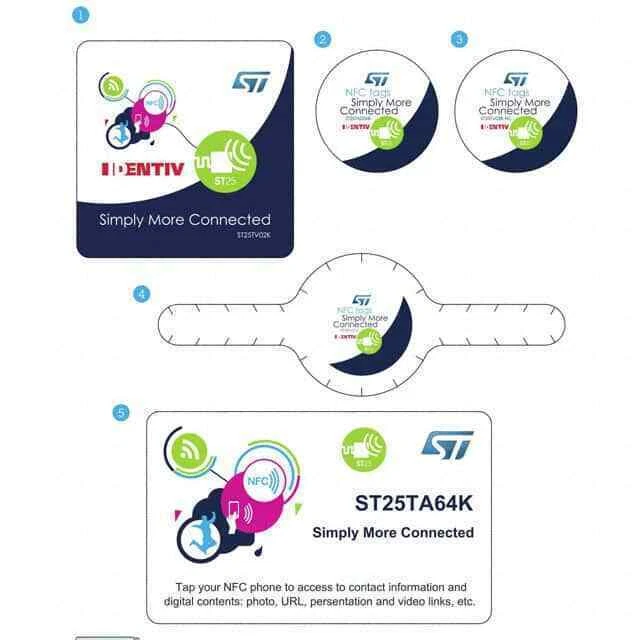 ST25T NFC TAG SET OF 25 - Image 1 of 1