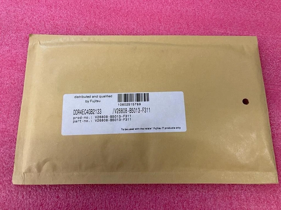 NEW Fujitsu 4GB 1Rx8 DDR4-2133 PC4-17000 ECC 288P UDIMM RAM V26808-B5013-F311 - Image 1 of 3