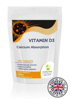 Sunshine Vitamin D3 1000iu 25mcg Tablets GB