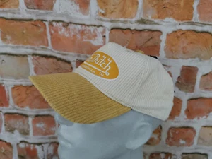 Neuf Von Dutch Original USA Vintage Velours Côtelé Casquette Chapeau Bonnet Doré - Picture 1 of 5
