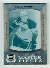 07-08 UD Upper Deck The Cup  Steve Wagner  1/1  Printing Plate  Rookie