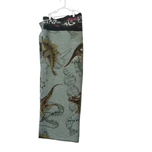 Vintage Jurassic World Twin Flat Bed Sheet Bibb Company USA 1996 Dinosaur - Picture 1 of 4