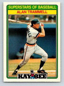 1987 Topps Kay-Bee Superstars of Baseball Alan Trammell Detroit Tigers #31