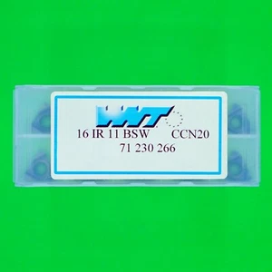 WNT 16 IR 11 BSW CCN20 Wendeschneidplatten 10 Stück NEU - Picture 1 of 5