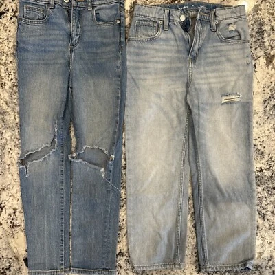 Old navy Art class Ripped Slouch Dad Jeans lot, Size 10 - Image 1 of 4