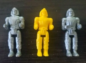 Vintage Multimac Space Figur Space Driver Pilot gelb & silbergrau Menge 3 - Bild 1 von 2
