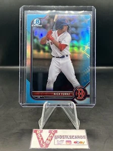 2022 Bowman Chrome - NICK YORKE BOWMAN PROSPECTS AQUA REFRACTOR #BDC-94 - Picture 1 of 3
