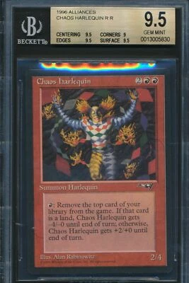 Alliances Chaos Harlequin BGS 9.5 Graded Magic MTG (5830) - Image 1 of 3