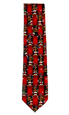 Yule Tie Greetings Mens Christmas Neck Tie Reindeer Hallmark Licensing Inc