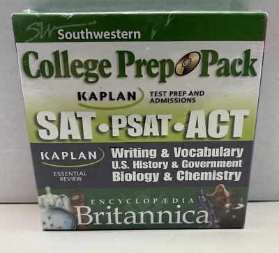 Southwestern College  Prep Pack 2007 SAT,PSAT,ACT Encyclopedia Britannica SEALED - Image 1 of 3