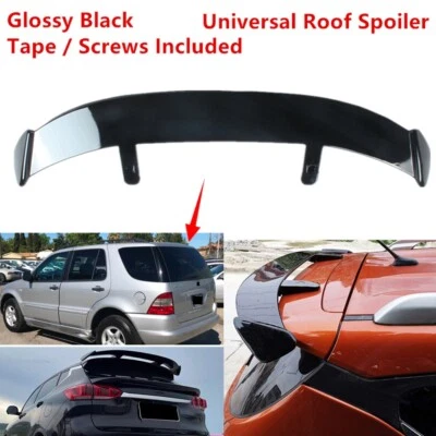 Fit For Mercedes ML Class 98-05 Rear Roof Spoiler Modified Wing ABS Gloss Black - Изображение 1 из 4
