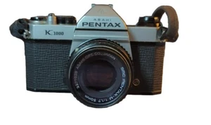 PENTAX Asahi K1000 35mm Camera w/ 50mm, 150mm Lenses and 28, 14 & 7mm Extension - Picture 1 of 9