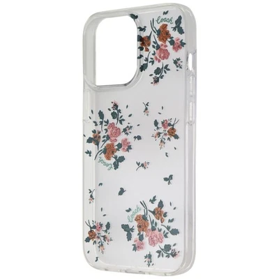Coach Protective Hardshell Case for iPhone 13 Pro - Rose Bouquet/Clear - Image 1 of 3