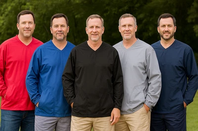 НОВЫЙ Holloway мужчин зажигания пуловер v-образным вырезом легкий ветровка / куртка - Изображение 1 из 4