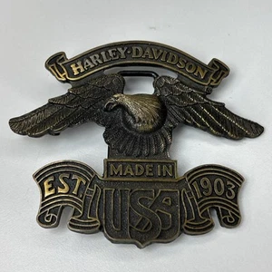 Harley Davidson Belt Buckle Screaming Eagle Made In USA Est. 1903 Raintree 70's - Picture 1 of 10
