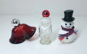 Avon Christmas Perfume Bottle Lot - Picture 1 of 10
