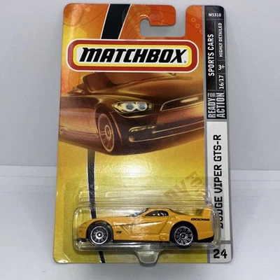 Coches deportivos Matchbox serie #16/17 amarillo Dodge Viper GTS-R #24 Foto 1 de 4