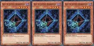 3x Ally of Justice Quarantine | HA03-DE051 | SR | 1st Ed | Near Mint - Bild 1 von 1
