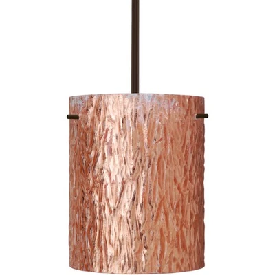 Besa Lighting 1TT-4006CS-LED-BR Tamburo 8 LED Bronze Stem Pendant Ceiling Light - Image 1 of 3