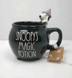 NEW Rae Dunn Peanuts SNOOPY Magic Potion Halloween Mug, Cauldron Mug - Picture 1 of 5
