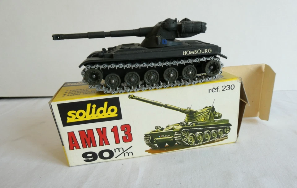 SOLIDO CARRO ARMATO TANK AMX 13 90 mm  CON SCATOLA  come nuovo - Immagine 1 di 4