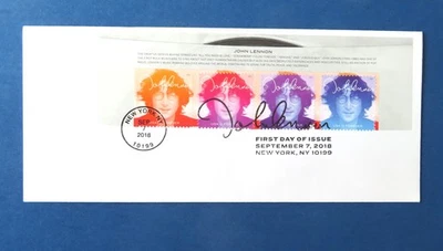FDC John Lennon Forever Stamps w/ Cachet (Sheet Artwork)  RARE! - Image 1 of 3