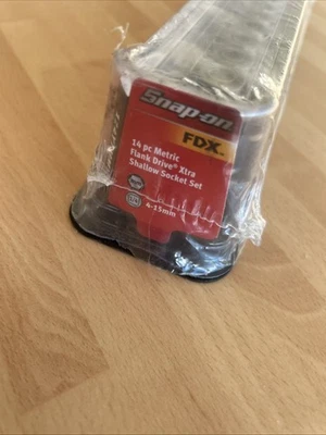 Snap-on™ 1/4" drive 4 5.5 5 thru 15 mm 6-pt FDX Shallow Socket Set 114YTMMY - Image 1 of 4