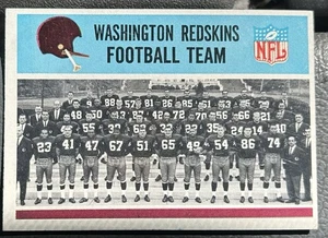 Vintage 1966 Washington Redskins Philadelphia Team Football Card #183 EX-EXMINT - Picture 1 of 2