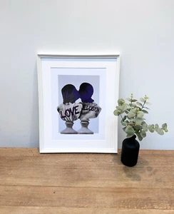 Liebe Illusion Wandbild Poster Druck, ungerahmt. 30x40cm, Geschenk, Unikat. - Bild 1 von 4