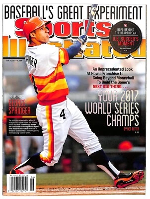 George Springer 2014 Sports Illustrated Newstand No Label Astros 6/30 Near Mint - Image 1 of 2