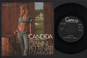 7" GIANNI PETTENATI E TOMBSTONES CANDIDA / E' GIA' TARDI ORMAI CETRA PROMO JB366 - Imagen 1 de 1