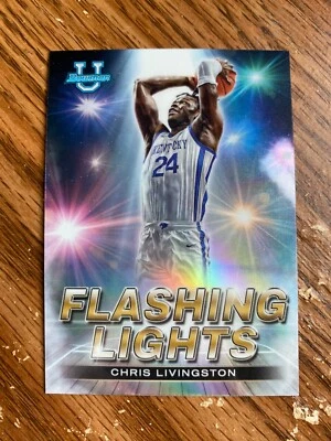 2022-23 Bowman's Best U University CHRIS LIVINGSTON FL-4 Flashing Lights Insert - Image 1 of 2