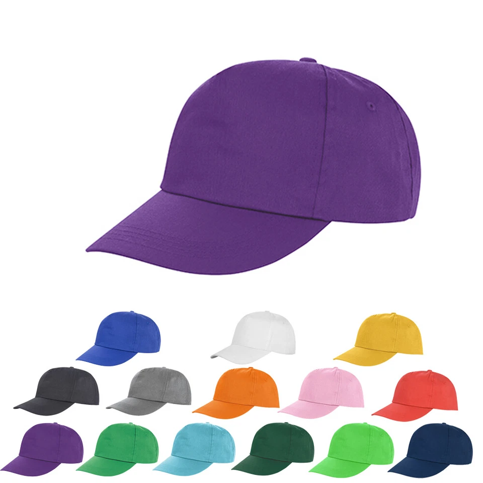 RESULT HEADWEAR BASEBALL-CAP Kappe Klettverschluss Sport Einfarbig Abreißetikett NEU Result RH80