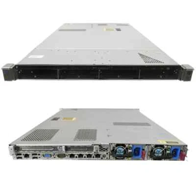 HP DL360E G8 Gen8  1U 2x E5-2440 2.4GHz 12-Core 32GB RAM 2x10Gb Eth w/Rails SSDs - Image 1 of 2