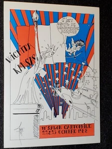 Wichita KS Show 1988 Freiheitsstatue von Robert Faraboz Postkarte - Bild 1 von 2
